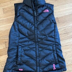 The North Face Breast Cancer Ribbon Down Puffer Vest